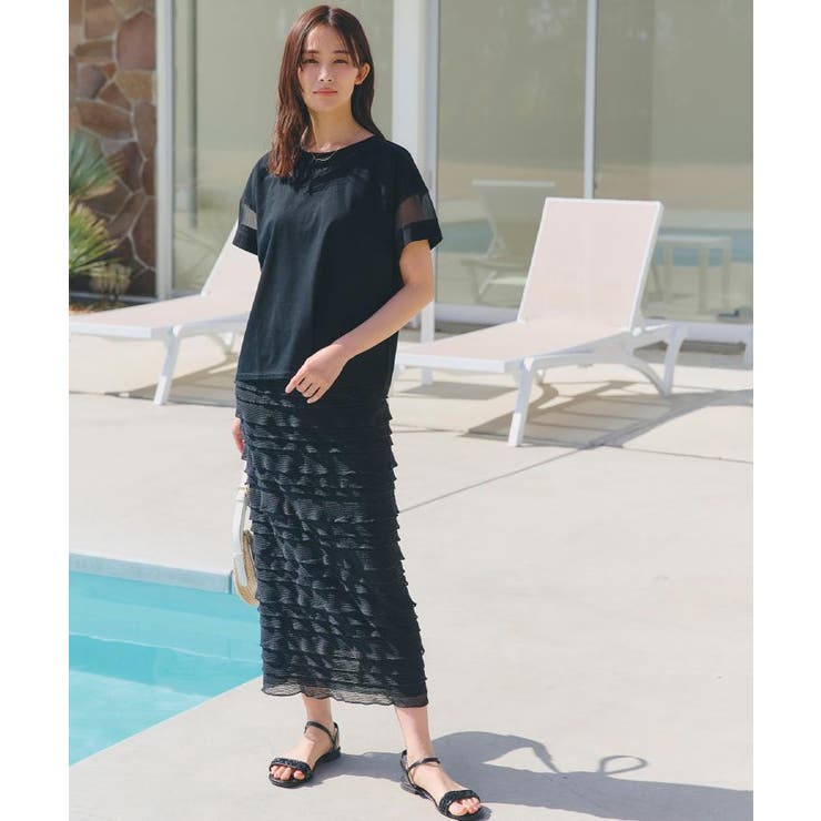 【UVカット・接触冷感】シアードッキングTシャツ | grove | 詳細画像8 