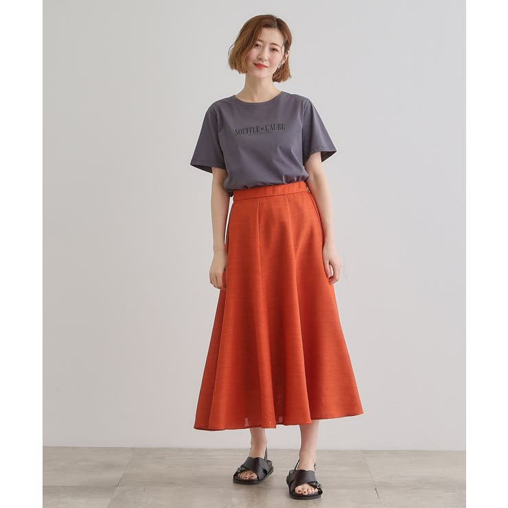 【大人のリゾートスタイル/SETUP】麻調フレアスカート | grove | 詳細画像11 
