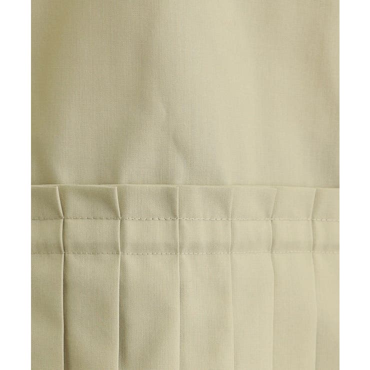 キレイに見えて嬉しい 裾プリーツシャツ | grove | 詳細画像13 