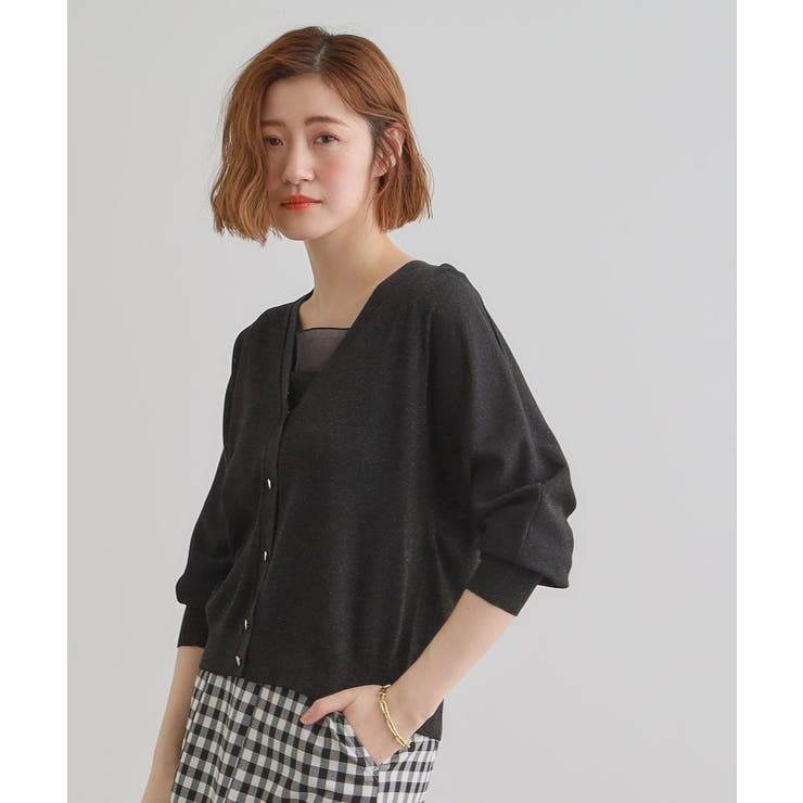 【UV／冷感／抗ピル】ラメドルマンカーディガン | grove | 詳細画像5 