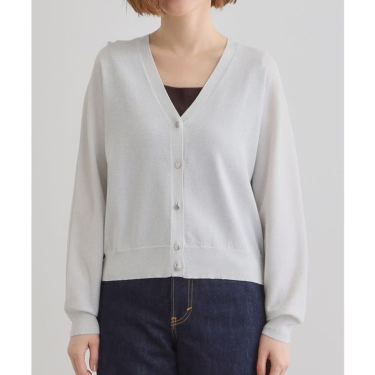 【UV／冷感／抗ピル】ラメドルマンカーディガン | grove | 詳細画像13 