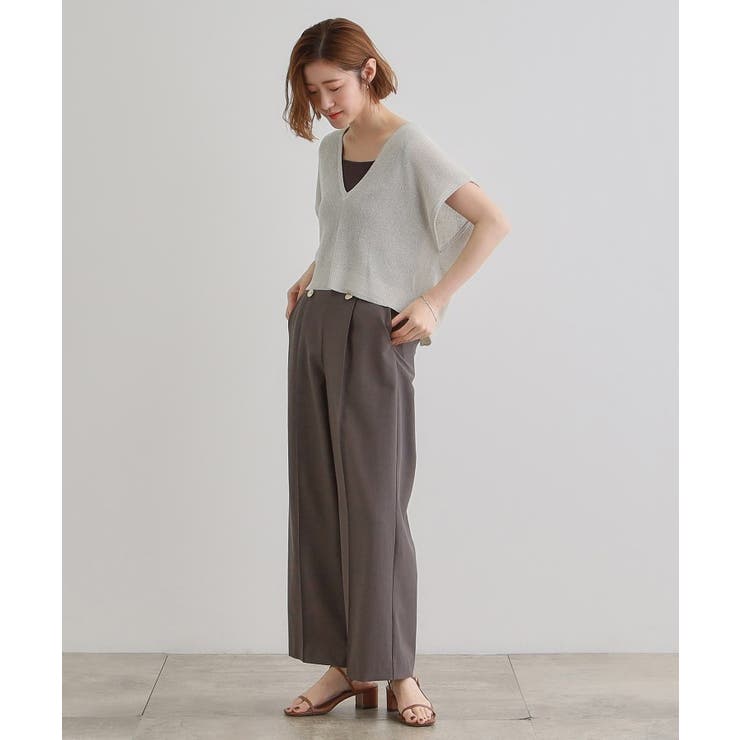 ラメベスト×ニットワンピースSET | grove | 詳細画像20 