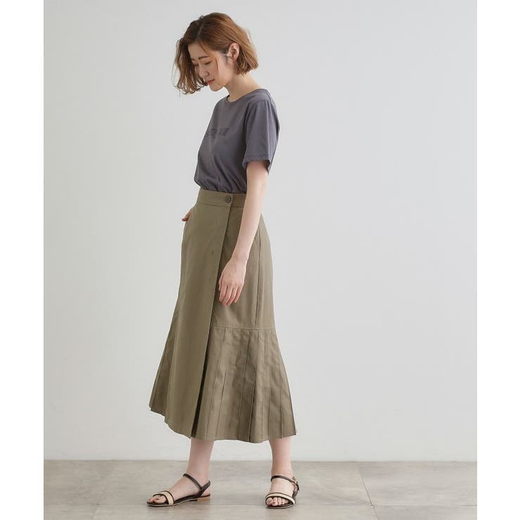 【大人のニュアンス】リネン混サイドタックスカート | grove | 詳細画像6 