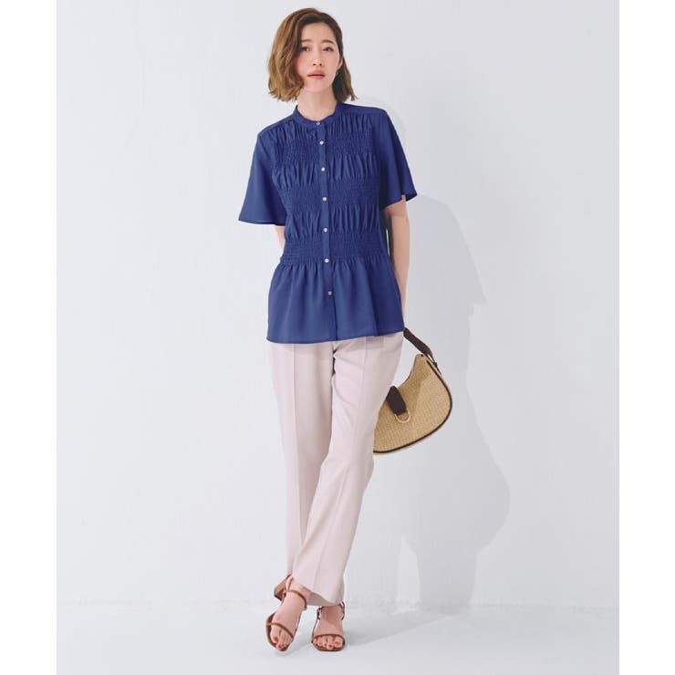 大人の抜け感シアースラブシャーリングブラウス | grove | 詳細画像16 