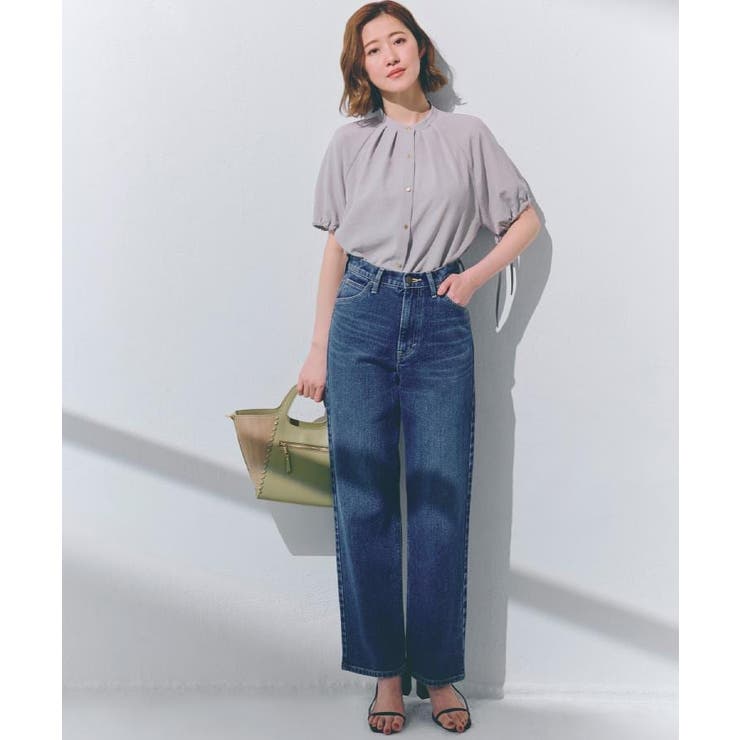 【洗える・シワになりにくい】麻調スリーブドロストブラウス | grove | 詳細画像9 