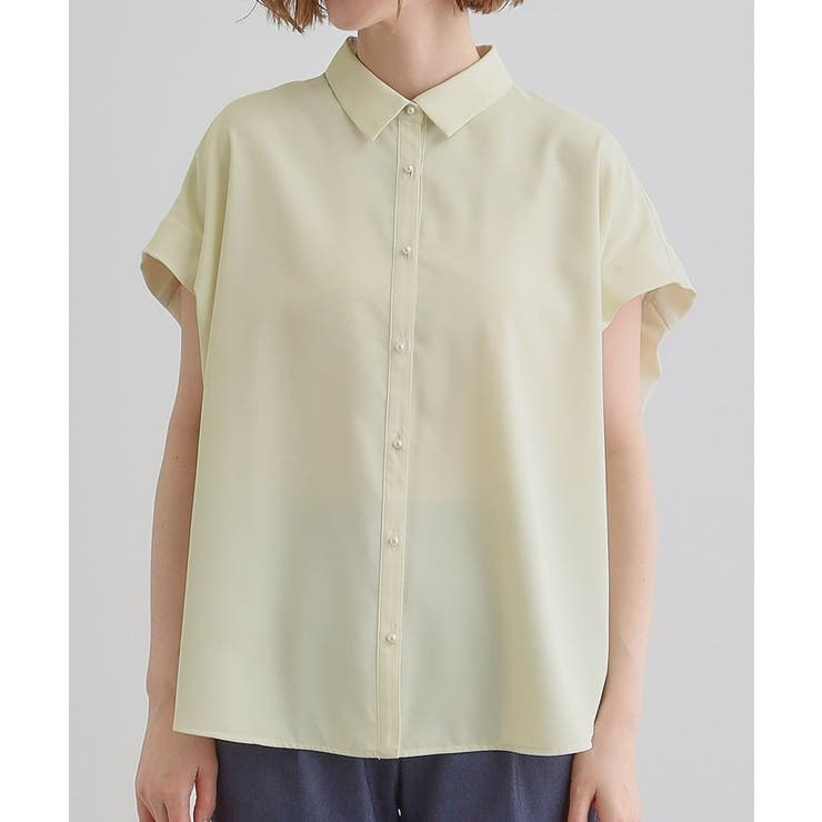 【雑誌掲載】お手入れ楽ちんが嬉しい機能付き！大人のキレイとろみシャツ | grove | 詳細画像18 