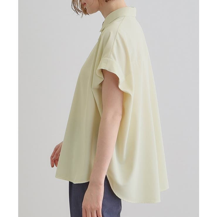 【雑誌掲載】お手入れ楽ちんが嬉しい機能付き！大人のキレイとろみシャツ | grove | 詳細画像19 