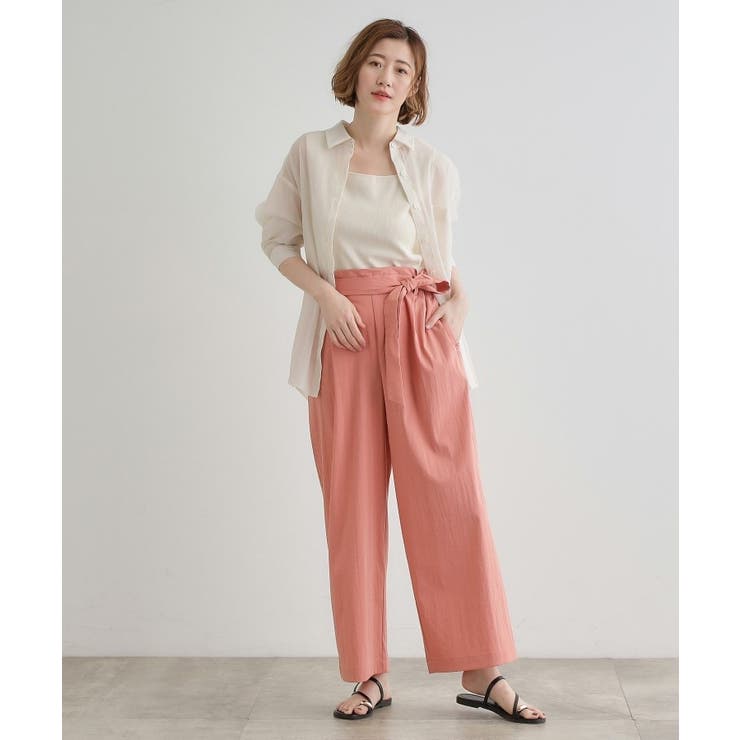 【晴れの日も雨の日も】撥水イージーワイドパンツ | grove | 詳細画像12 