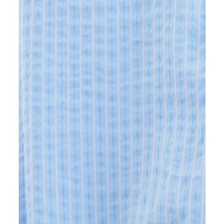 裾のボリュームが今年気分 ストライプバルーンブラウス | grove | 詳細画像12 