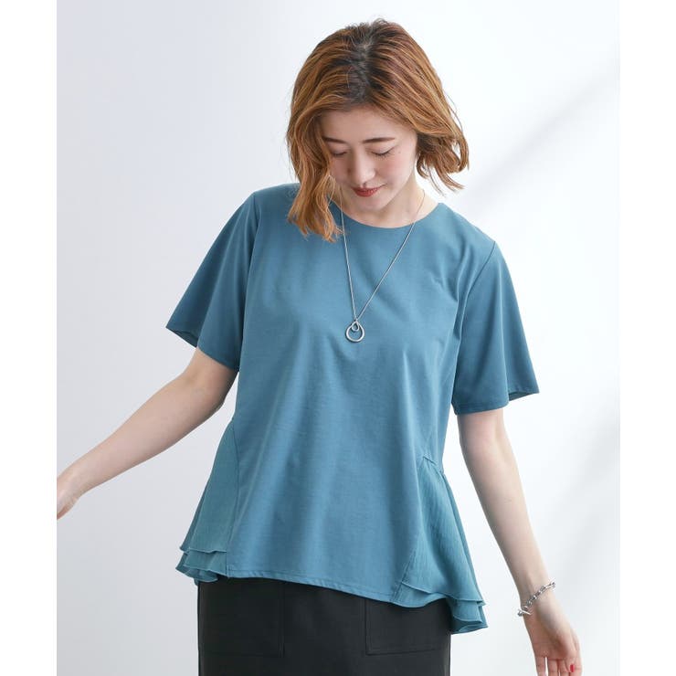 【UV・冷感】布帛使いフレアーTシャツ | grove | 詳細画像13 