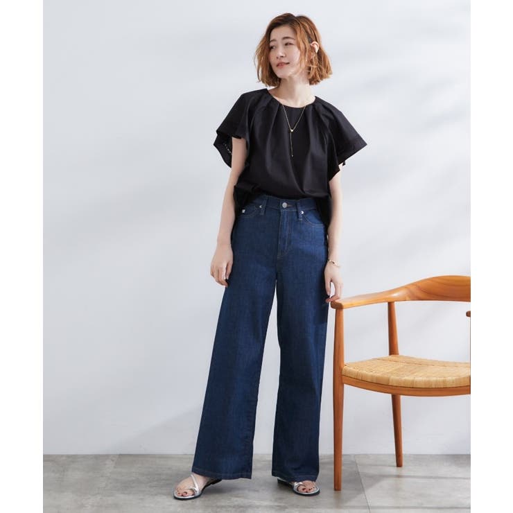 【サスティナブル原料】涼し気フレアスリーブブラウス | grove | 詳細画像7 