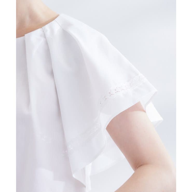 【サスティナブル原料】涼し気フレアスリーブブラウス | grove | 詳細画像18 