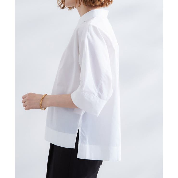 【サスティナブル原料】衿付きドルマンタックシャツ | grove | 詳細画像14 