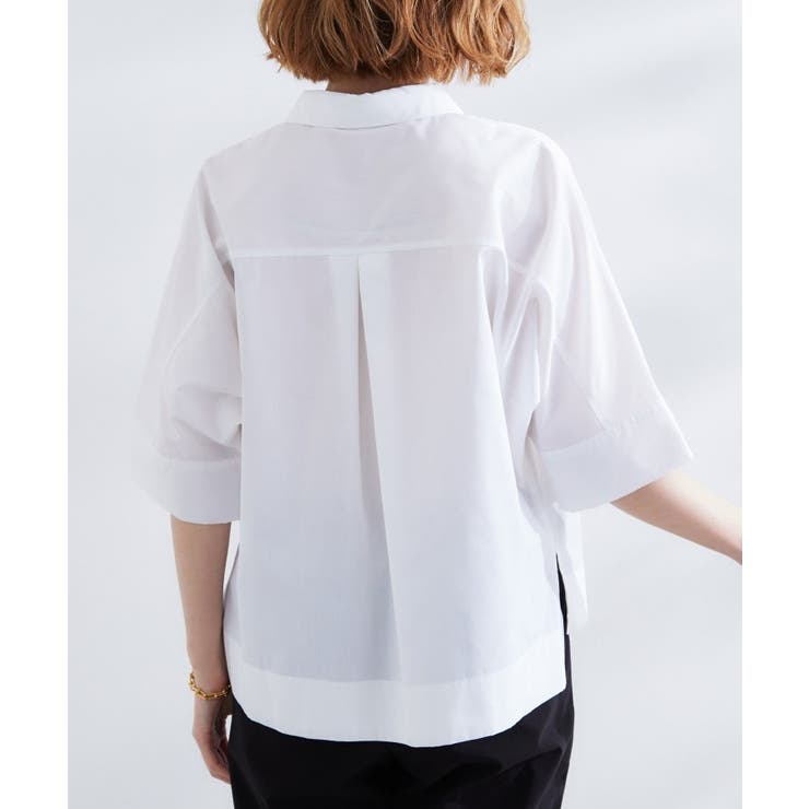 【サスティナブル原料】衿付きドルマンタックシャツ | grove | 詳細画像15 