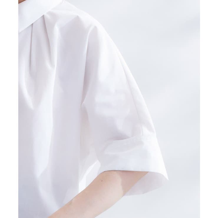 【サスティナブル原料】衿付きドルマンタックシャツ | grove | 詳細画像17 