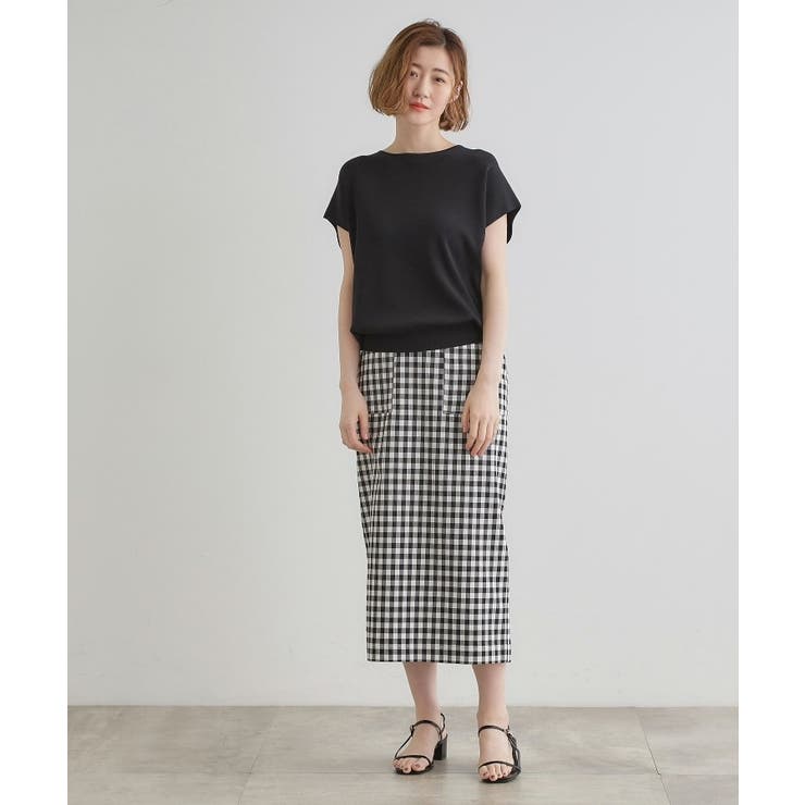 【嬉しい機能付き】やわらかドライタッチフレンチスリーブニット | grove | 詳細画像8 