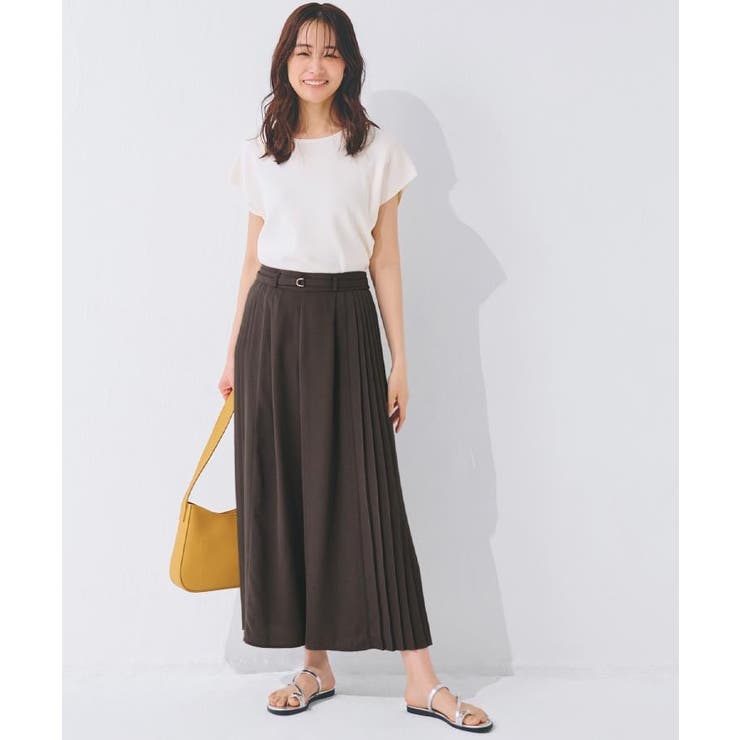 【嬉しい機能付き】やわらかドライタッチフレンチスリーブニット | grove | 詳細画像4 