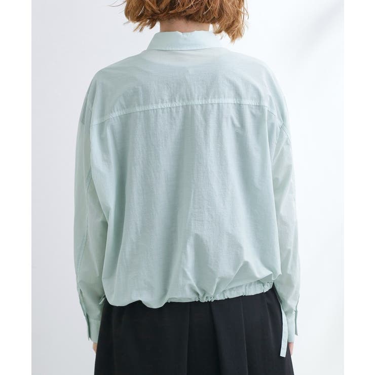 【UVカット/洗える】クロップドシアーシャツ | grove | 詳細画像19 