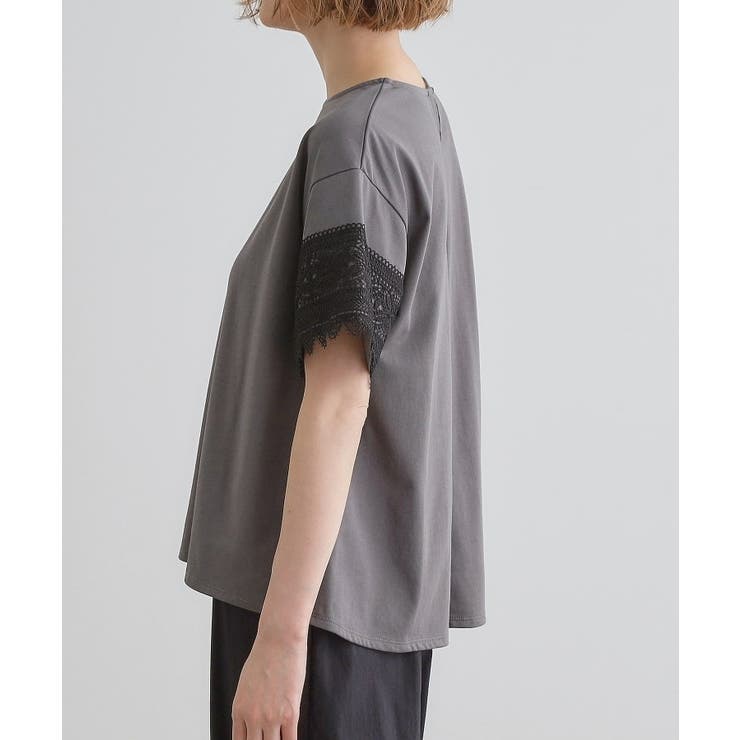 【洗える/二の腕カバー】上品なレースで叶える、きちんと見えの夏Tシャツ | grove | 詳細画像18 
