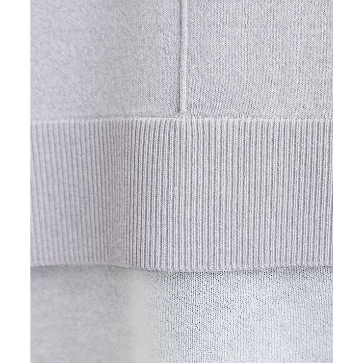 【夏に嬉しい機能付き】やわらかドライタッチレイヤードライクニット | grove | 詳細画像4 