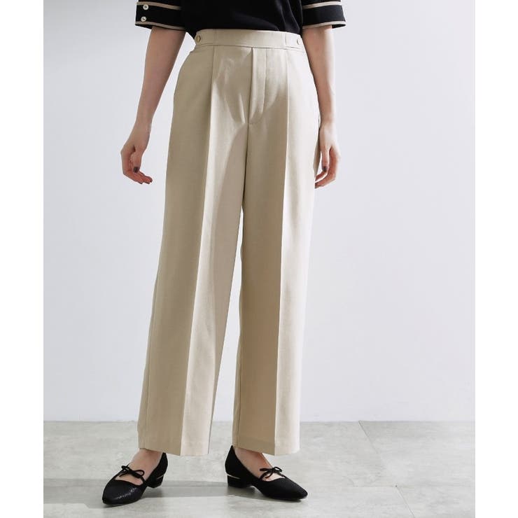 【洗える/美脚ラインキープ】ワイドパンツ | grove | 詳細画像13 