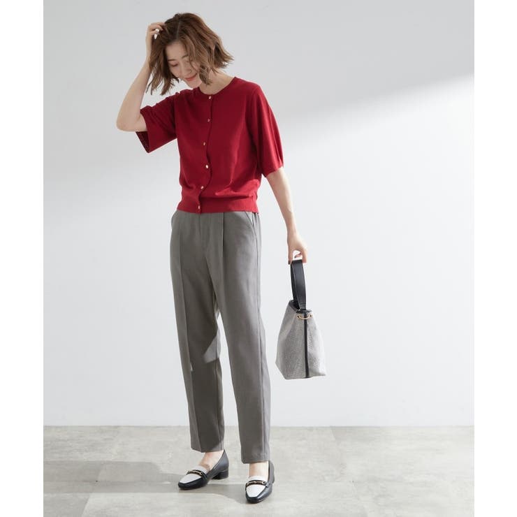 【洗える/美脚ラインキープ】テーパードパンツ | grove | 詳細画像3 