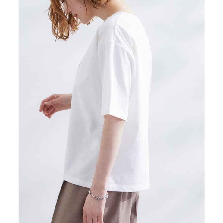 【UVカット/二の腕カバー】ハーフスリーブロゴTシャツ | grove | 詳細画像18 