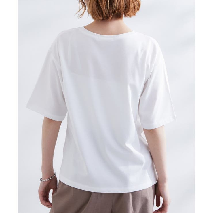 【UVカット/二の腕カバー】ハーフスリーブロゴTシャツ | grove | 詳細画像19 