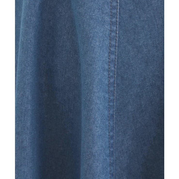 すっきり見え 軽やかデニムノースリーブワンピース | grove | 詳細画像4 