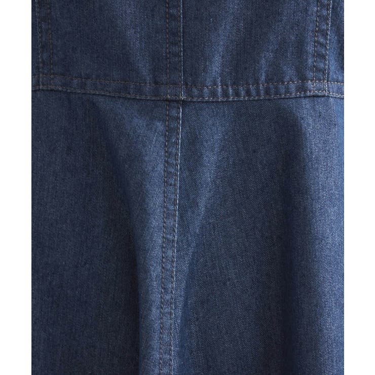 すっきり見え 軽やかデニムノースリーブワンピース | grove | 詳細画像8 