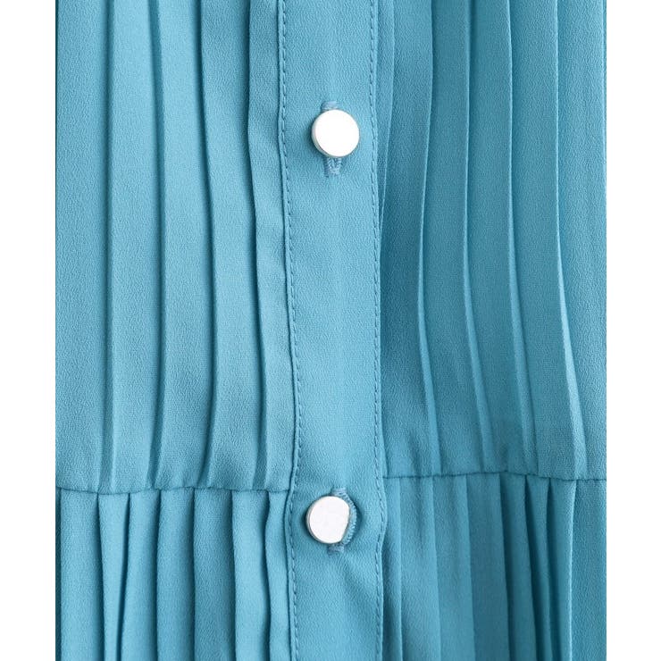 【体型カバー】ラフに着たい ティアードプリーツブラウス | grove | 詳細画像12 