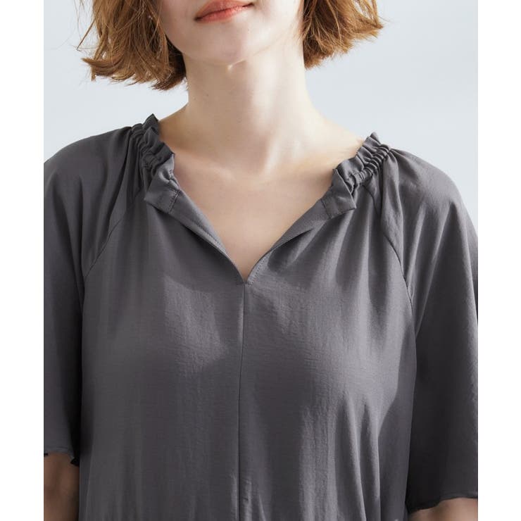 【晴れの日も雨の日も】撥水エアリーフレアスリーブワンピース | grove | 詳細画像16 