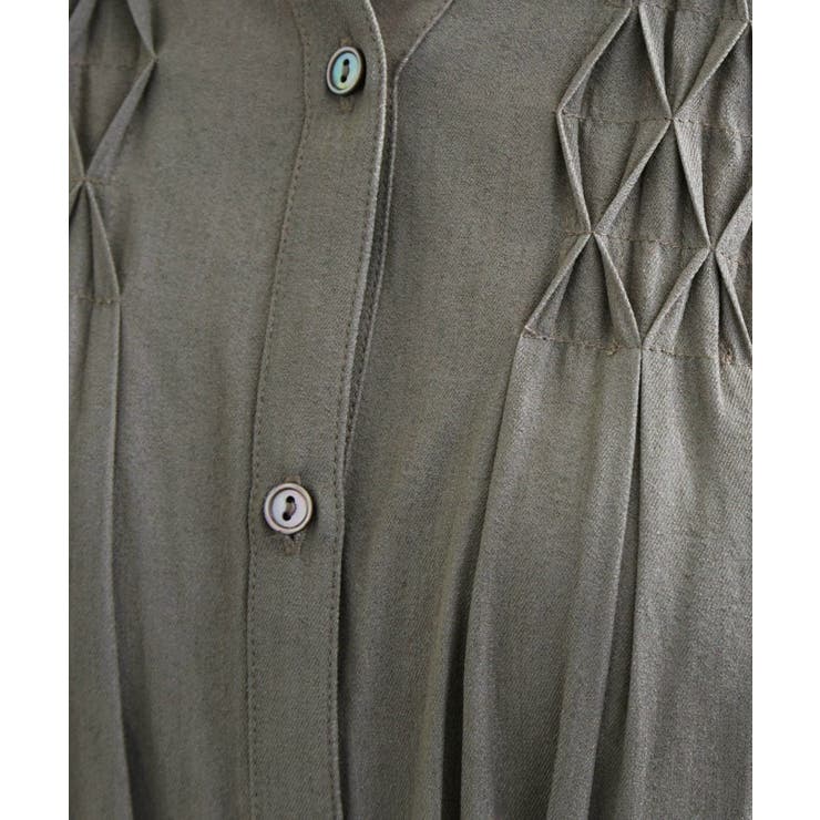 シャンブレースモッキングワンピース | grove | 詳細画像4 