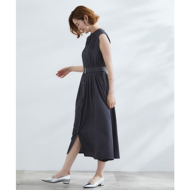 シャンブレースモッキングワンピース | grove | 詳細画像6 