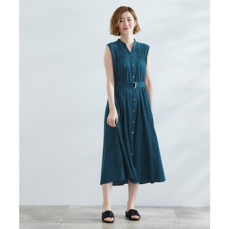 シャンブレースモッキングワンピース | grove | 詳細画像11 