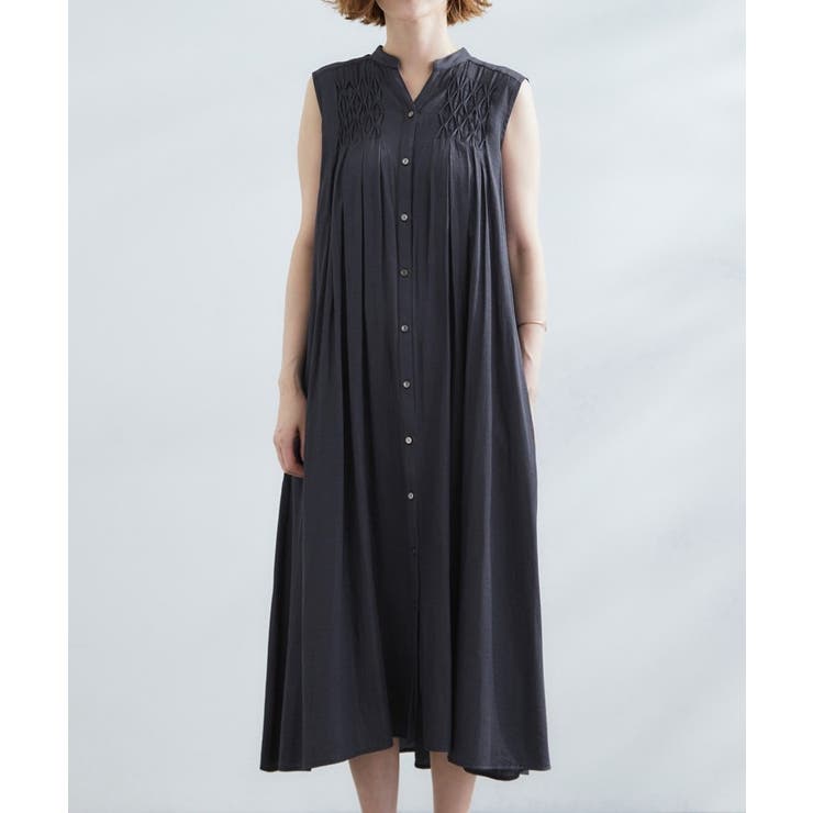 シャンブレースモッキングワンピース | grove | 詳細画像17 