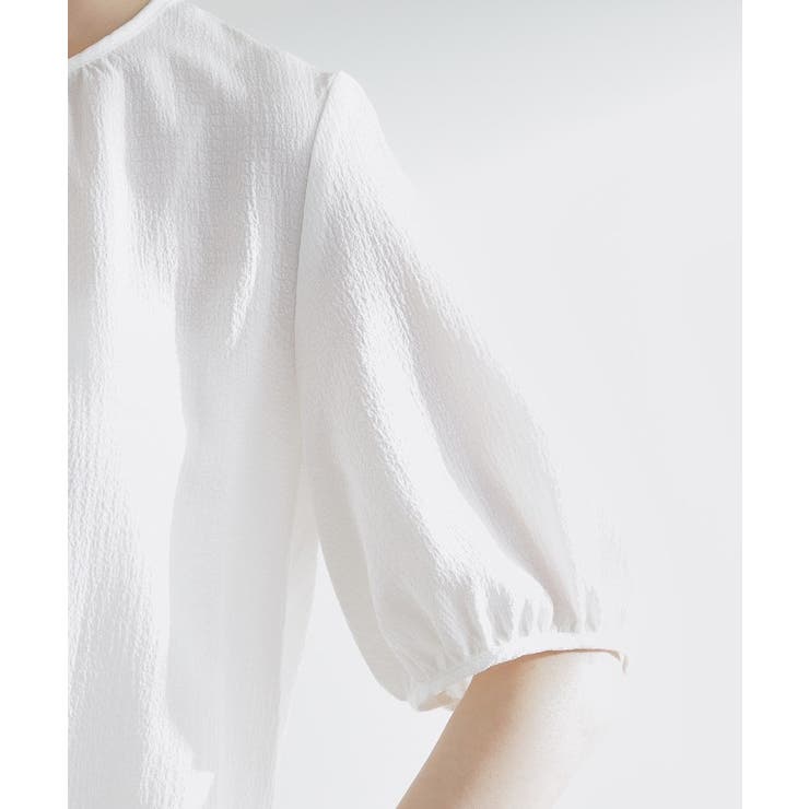 【2点SET/お洒落見え/体型カバー】ツイード調キャミ×ブラウスセット | grove | 詳細画像28 