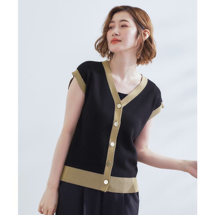 【2点SET】可愛く着まわせる！便利なニットベスト＆スカートセット | grove | 詳細画像19 