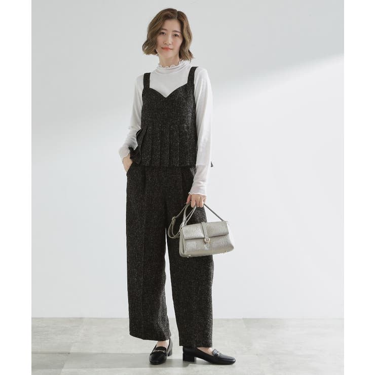 【2点SET/体型カバー】夏から秋まで着まわせる！プリーツビスチェセットアップ | grove | 詳細画像10 