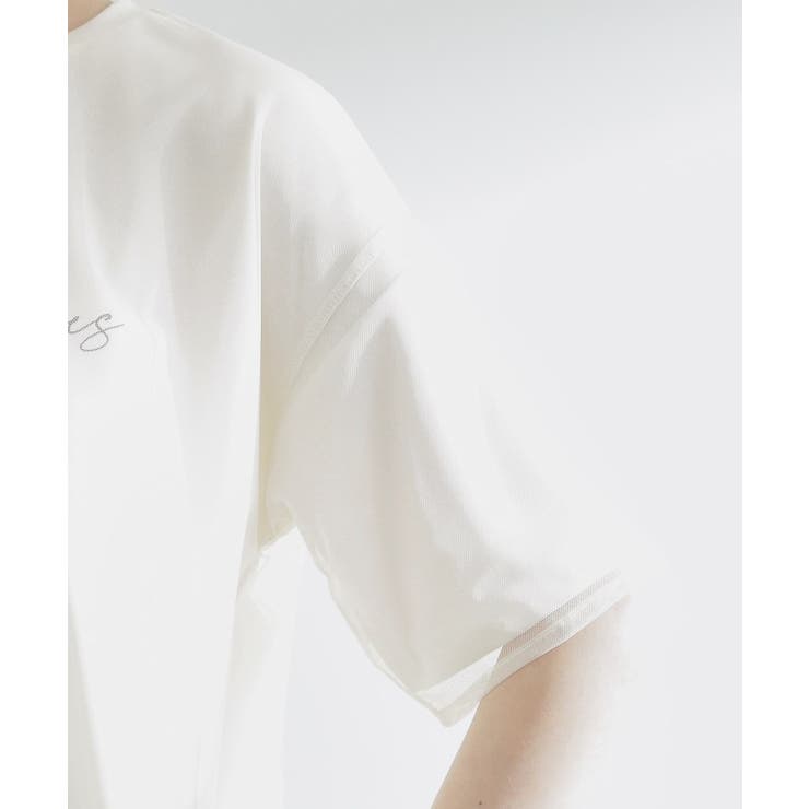 ラフだけどおしゃれ チュールレイヤードTシャツ | grove | 詳細画像17 