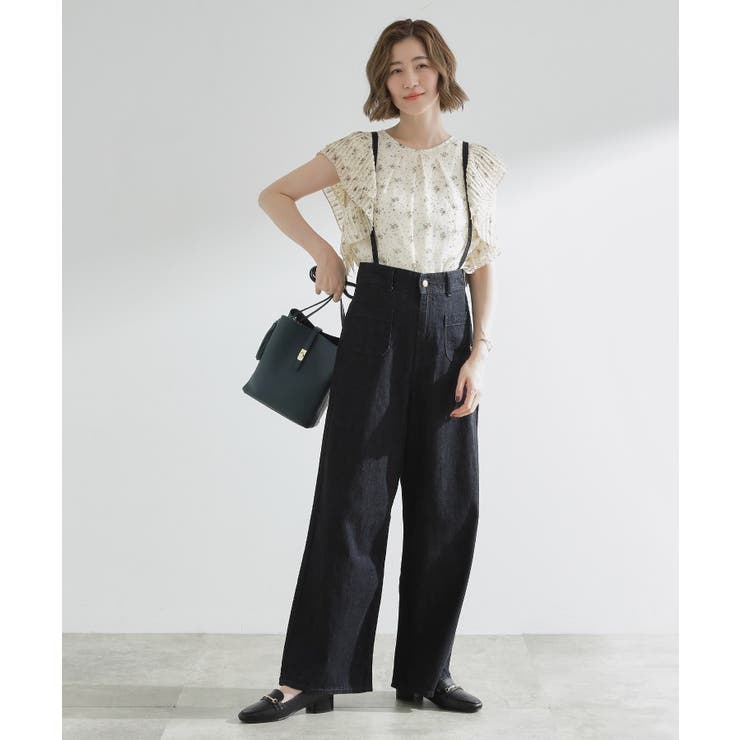 プリーツが彩る 華やか花柄ブラウス | grove | 詳細画像6 