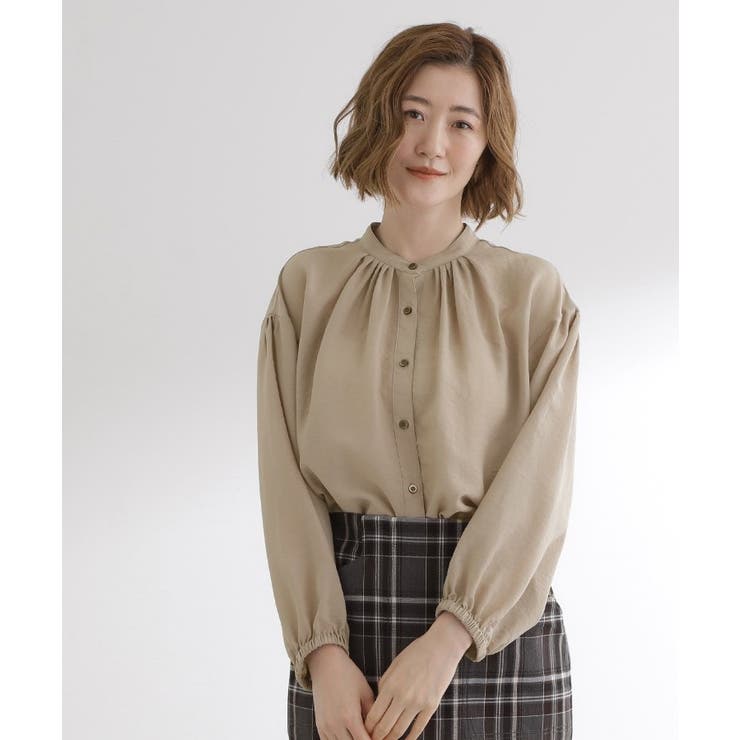 【ひんやり/洗える】シアースタンドネックシャツブルゾン | grove | 詳細画像9 