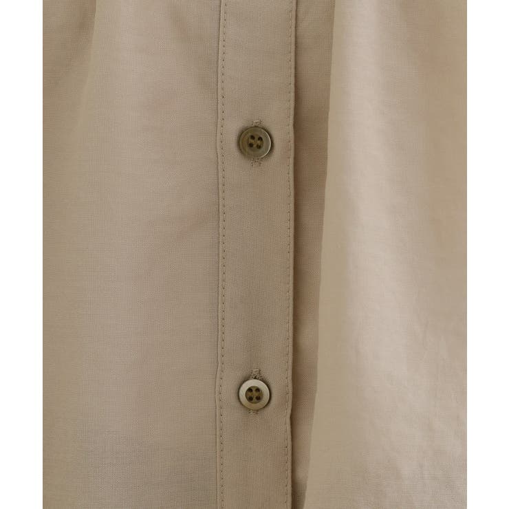 【ひんやり/洗える】シアースタンドネックシャツブルゾン | grove | 詳細画像14 