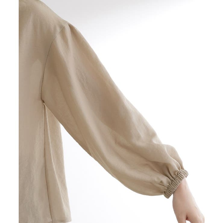 【ひんやり/洗える】シアースタンドネックシャツブルゾン | grove | 詳細画像23 