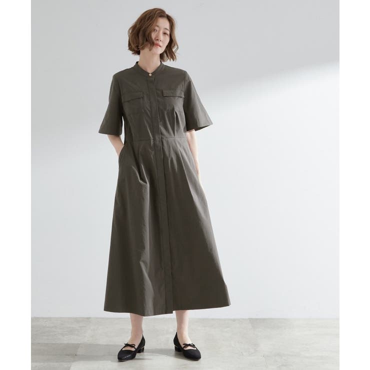 軽やかに決まる ワークシャツワンピース | grove | 詳細画像4 
