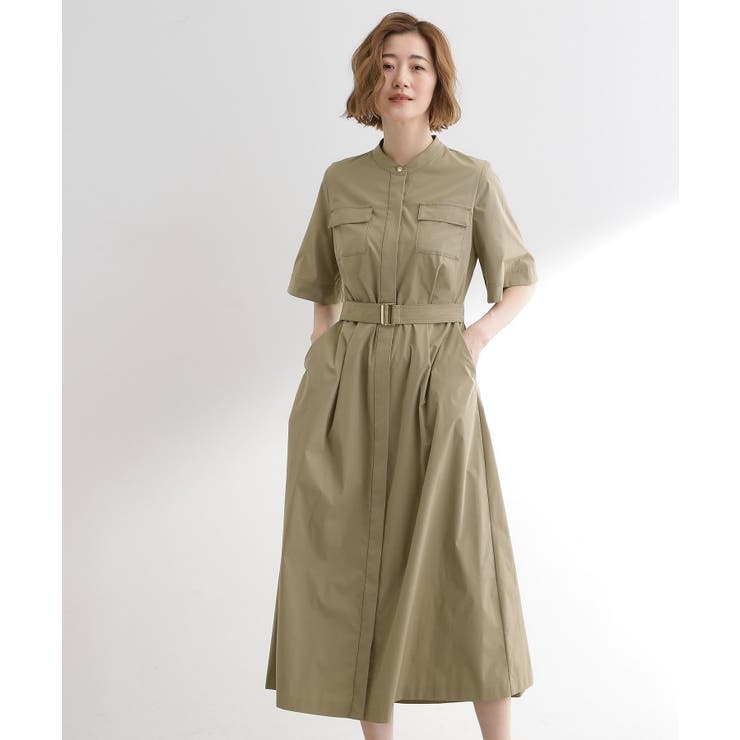 軽やかに決まる ワークシャツワンピース | grove | 詳細画像6 
