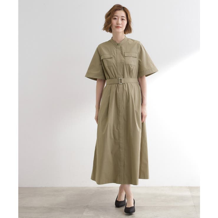 軽やかに決まる ワークシャツワンピース | grove | 詳細画像8 