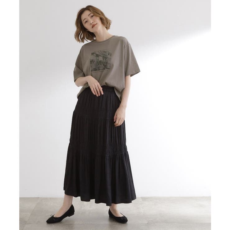 夏に映える 大人のクロップドTシャツ | grove | 詳細画像7 