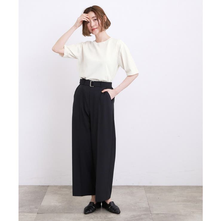 【ひんやり・UVカット・洗濯機◎】Tシャツ感覚で着られるコットン混ニット | grove | 詳細画像3 