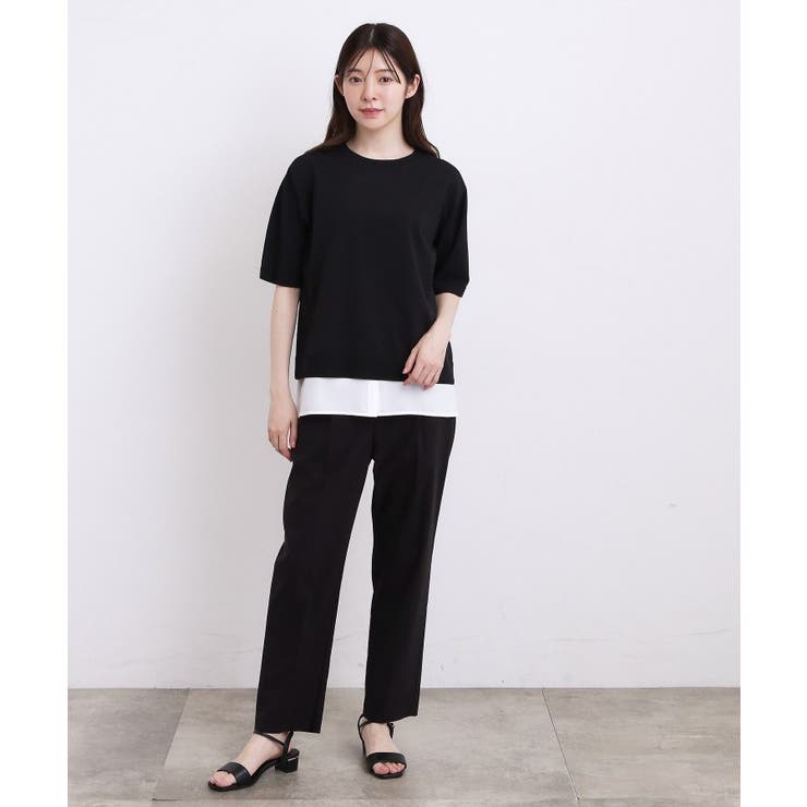 【ひんやり・UVカット・洗濯機◎】Tシャツ感覚で着られるコットン混ニット | grove | 詳細画像7 